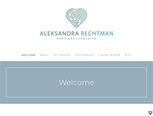 Tablet Screenshot of aleksandrarechtman.com